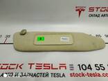 1050620-01-A Rechte Sonnenblende (ALCANTARA beige) für Tesla-Elektroautos. Ein wichtiges E - photo 2