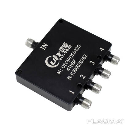 4.0 to 8.0GHz RF 4 Power Divider C Band For Satcom