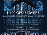 AI powered Single 8-GPU H100 SXM Server - photo 1
