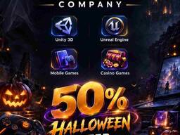 Build Your Next Big Game This Halloween with 50% OFF