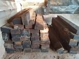 Durable Railroad Sleeper Rail Wooden Sleepers Railway Use Rail Wooden Sleepers For Sale - фото 3