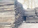 Durable Railroad Sleeper Rail Wooden Sleepers Railway Use Rail Wooden Sleepers For Sale - фото 4