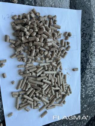 Futteropal Pellet aus Weizenkleie Verpackt 6-8mm