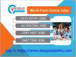 Work At Home Online Ad Posting Jobs