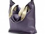 Italian Leather Women Bags Donatella, Black Label - фото 1