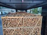 Kiln-dried Oak (Ash) Firewood in Wooden Crates ️ Price: per RM Production capacity: 20 t
