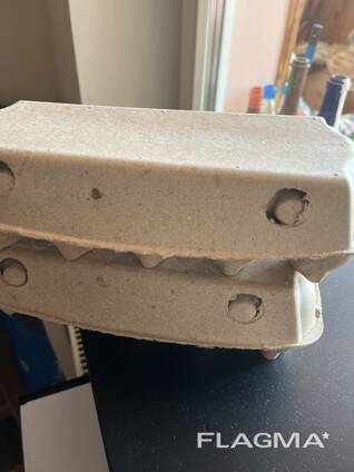 Eierbehälter aus Wellpappe. Umweltfreundliche Verpackung!