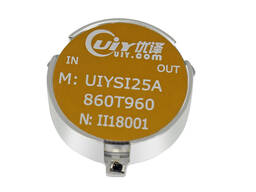 UHF Band 860~960MHz RF Surface Mount Isolator 0.3dB TAB Isolator