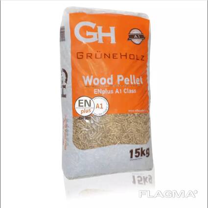 Pine spruce oak wood pellets